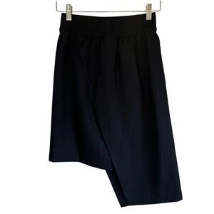 Weekday Rora asymmetrical dark navy pull on skirt size S excellent condition